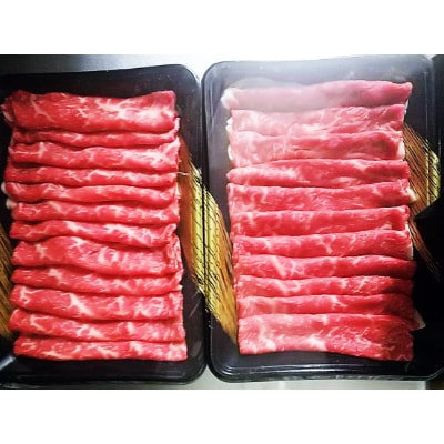 肥後の赤牛　すきやき用　1000g(熊本県産和牛)【津奈木町】