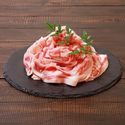 越後もち豚ロース肉(すきやき用)1kg