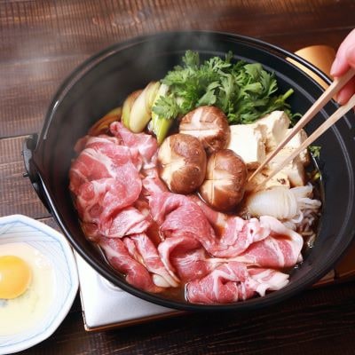 越後もち豚ロース肉(すきやき用)1kg