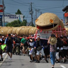 思い出花火 打ち上げ【鶴(6号)】(えちごせきかわ大したもん蛇まつり花火大会)