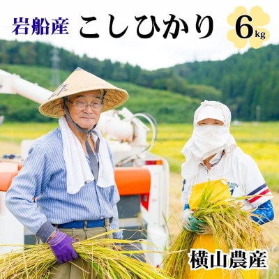 R8年産 関川村産こしひかり 精米6kg(2kg×3袋) ふっくら美味しさ 岩船米 [横山農産]