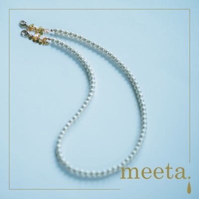 華やかさ際立つ ハレノヒノ コットンパールマルチチェーン