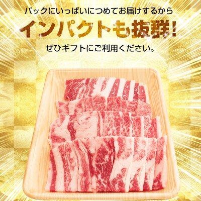 【矢野畜産】創業70年以上!熊本県産「褐毛和種(あか牛)」カルビ 焼肉・バーベキュー用500g