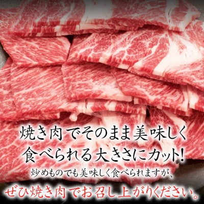【矢野畜産】創業70年以上!熊本県産「褐毛和種(あか牛)」肩ロース 焼肉・バーベキュー用500g