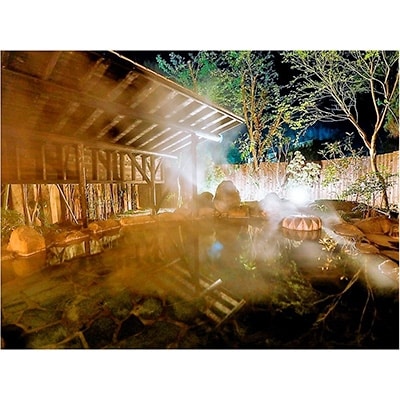 【杖立温泉 ふくみ山荘】ペア宿泊券1泊2食(休前日・レトロな和室)
