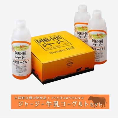 【阿蘇小国ジャージー牛乳】のむヨーグルト　900ml×3本(YS-4)/JA阿蘇小国郷