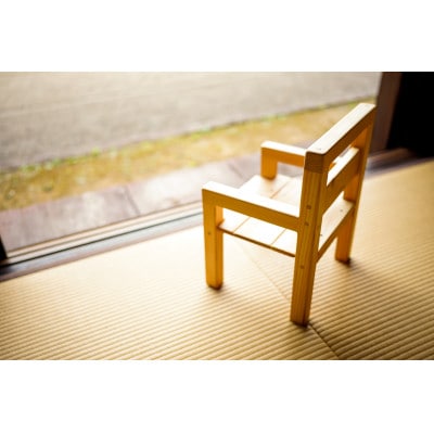 【悠工房】小国杉こども椅子(小)