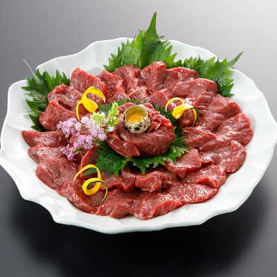 みずの里おすすめ　上赤身馬刺し700g(小国町)