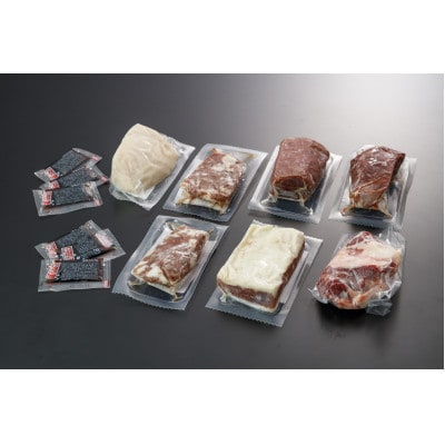 馬刺し6種盛合せ　約600g【赤身・トロユッケ・サガリ・フタエゴ・ハツ・コーネ】(小国町)