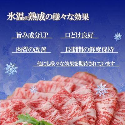 氷温(R)熟成　黒毛和牛ロースステーキ　400g(小国町)