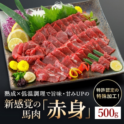 馬肉　約500g【上赤身】(小国町)