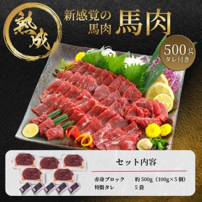 馬肉　約500g【上赤身】(小国町)