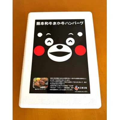 くまモンあか牛 ハンバーグ 120g計6個セット(小国町)