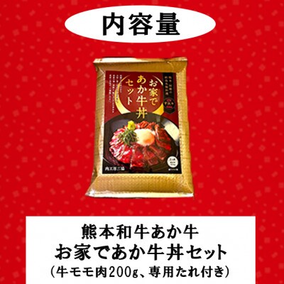 あか牛丼(2人前)セット(小国町)