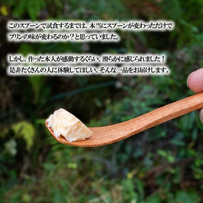 OMOTENASHI Selection 2025受賞【幸光家具】手鉋仕立て　究極のプリン匙(さじ)