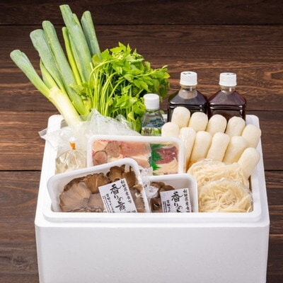 白神特選 きりたんぽ鍋セット 5～6人前 「郷愁 きょうしゅう」[No.5335-0075]