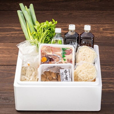 白神特選 白神地鶏鍋セット 5～6人前 「青い山」[No.5335-0078]