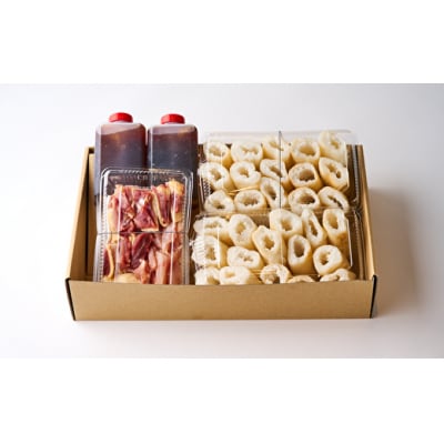 手作りきりたんぽ 自家製スープ・比内地鶏セット 【冷凍】[No.5335-0270]