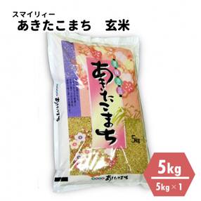 【令和4年産】あきたこまち 玄米 5kg 秋田県 能代市産