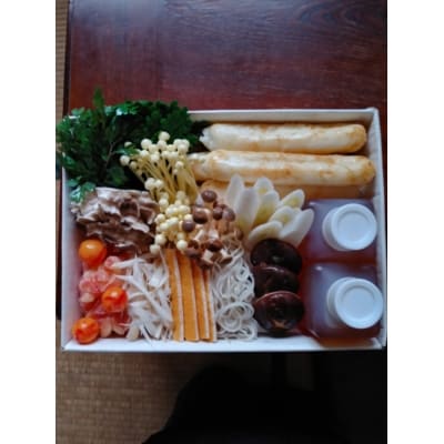 割烹やま久の秋田名物 手造りきりたんぽ鍋セット(2～3人前)[No.5335-0250]