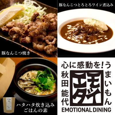 能代の「うまいもん」集めました! 能代ふるさと堪能セット 10品[No.5335-0269]