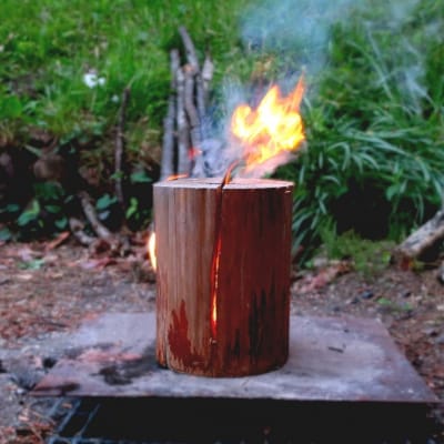 秋田杉のスウェーデントーチ「燃え杉くん(もえすぎくん)」[No.5335-0253]