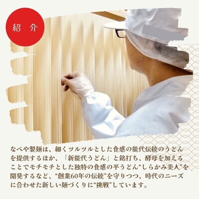 うどん 能代東雲うどん 240g(約3人前) 20束 なべや製麺[No.5335-1025]
