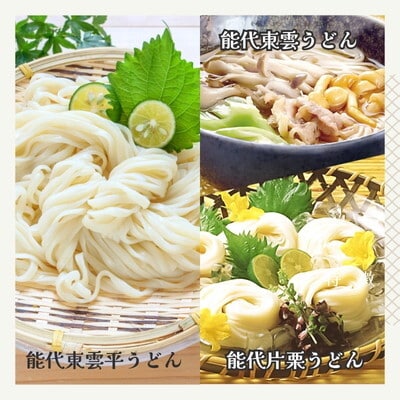 片栗うどん 東雲うどん 東雲平うどん 東雲そうめん 東雲そば 各1束[No.5335-1380]