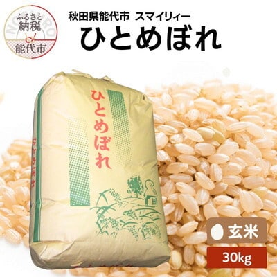 【先行受付】令和7年産 ひとめぼれ 玄米30kg[No.5335-1196]