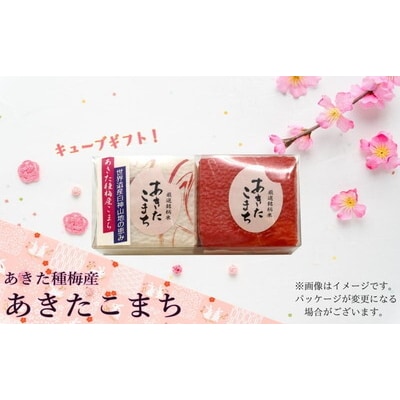 白米 あきたこまち 『300gキューブ』 ギフトセット 300g×2個 [No.5335-0203]