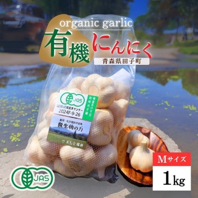 やまもと農産のオーガニックにんにく Mサイズ 1kg
