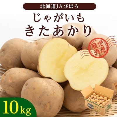 北海道JAびほろ じゃがいも「きたあかり」10kg