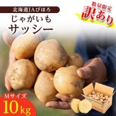 「数量限定訳あり品」じゃがいも「サッシー」Mサイズ・10kg