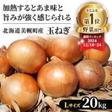 【数量限定・3月下旬発送】令和6年産最終受付 玉ねぎ Lサイズ 20kg