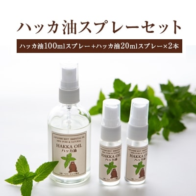 ハッカ油　スプレー　100ml 2本セット　定価販売