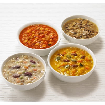 カゴメ　野菜たっぷりスープ　4種　計16食セット[保存食・備蓄・長期保存・ギフト・贈答]