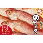 【鮮度抜群】真空冷凍　日本海産ノドグロ 4尾セット(1尾 約300g以上)