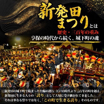 【返礼品なし】新発田台輪300周年 ~伝統を紡ぐ特別支援寄付~ 5,000円