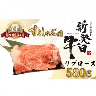 新発田牛 牛肉 リブロース 580g(290g×2パック)
