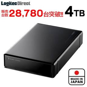 ロジテック ハードディスク(HDD) 4TB スタンダードタイプ/LHD-ENA040U3WS