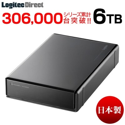ロジテック ハードディスク(HDD) 6TB スタンダードタイプ/LHD-EN60U3WS