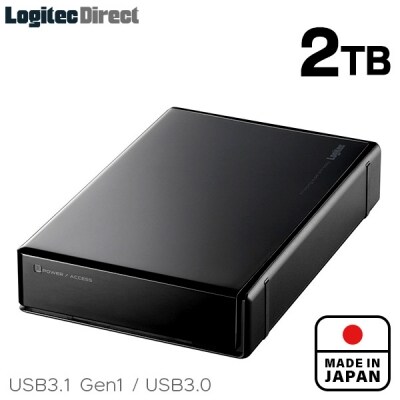 ロジテック ハードディスク 2TB スタンダードタイプ/LHD-EN2000U3WS【068-03】