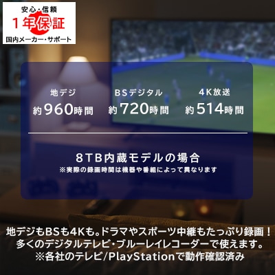 ロジテック ハードディスク 8TB スタンダードタイプ/LHD-EN80U3WSWH【109-04】