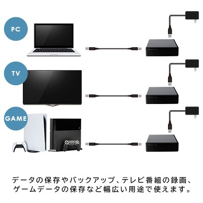 ロジテック ハードディスク 8TB スタンダードタイプ/LHD-EN80U3WS 105 