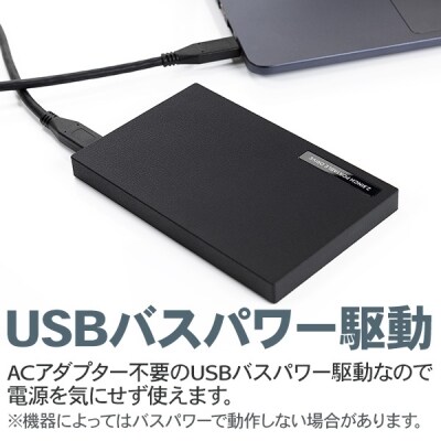 ロジテック 外付けHDD ポータブル1TB TypeC/LHD-PBR10UCBK