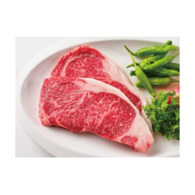 長野県農協直販　信州アルプス牛ロースステーキ 400g・冷凍