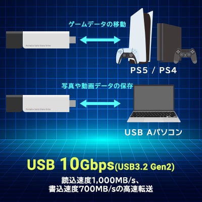ロジテック スリム外付けSSD　250GB　Type-C【LMD-SPDH025UC】