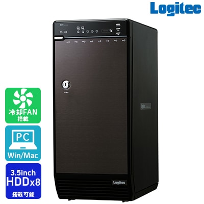 ロジテック 外付けHDDケース 8BAY LHR-8BNHEU3 156-01