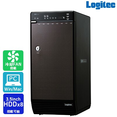 ロジテック 外付けHDDケース 8BAY LHR-8BNHEU3 160-01