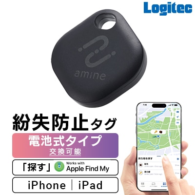 ロジテック 電池交換可能 紛失防止タグ タグ型 LGT-LWBETG1BKA 010-88